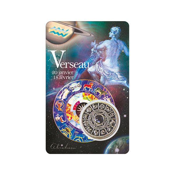 carte du verseau avec message inspirant 20 janvier 18 février