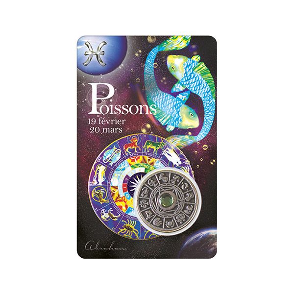 carte des poissons avec message inspirant 19 février 20 mars