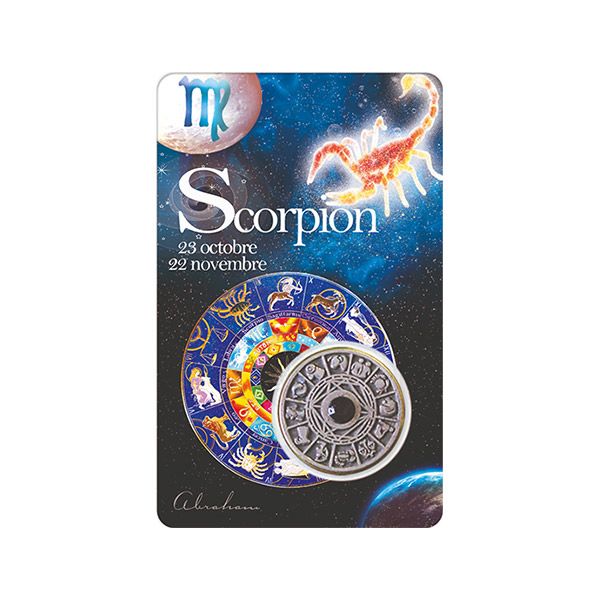 carte du scorpion avec message inspirant 23 octobre 22 novembre