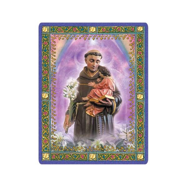 Grande carte de saint-Antoine pour la guidance et la méditation en vue d'une élévation spirituelle